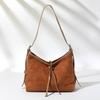 Advanced Suede Tote Bag, Women's New Large Capacity Wandering Bag, Versatile Commuting Shoulder Crossbody Bag