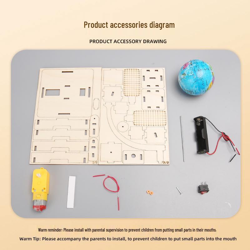 STEM Education DIY Aviation Orbital Satellite Model for Elementary Students