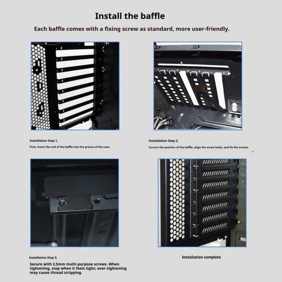 5 Peças Suporte de Slot PCI para Gabinete de PC Metal Tampa de Ventilação para GPU para Gabinete de Computador Antipoeira e à Prova de Ferrugem Placa de Dissipação de Calor para Fluxo de Ar Aprimorado
