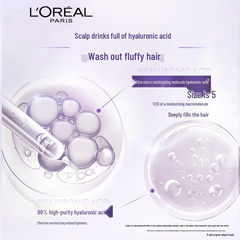 L'Oreal Hyaluronic Acid Shampoo & Conditioner Set