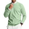 Heren Crewneck Lange Mouwen Geribbelde Gebreide Pullover Trui