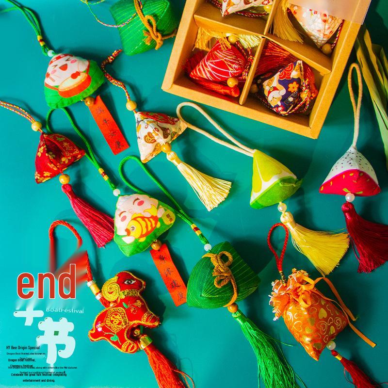 Dragon Boat Festival Five-Color Sachet Pendant: Practical Gift for Students