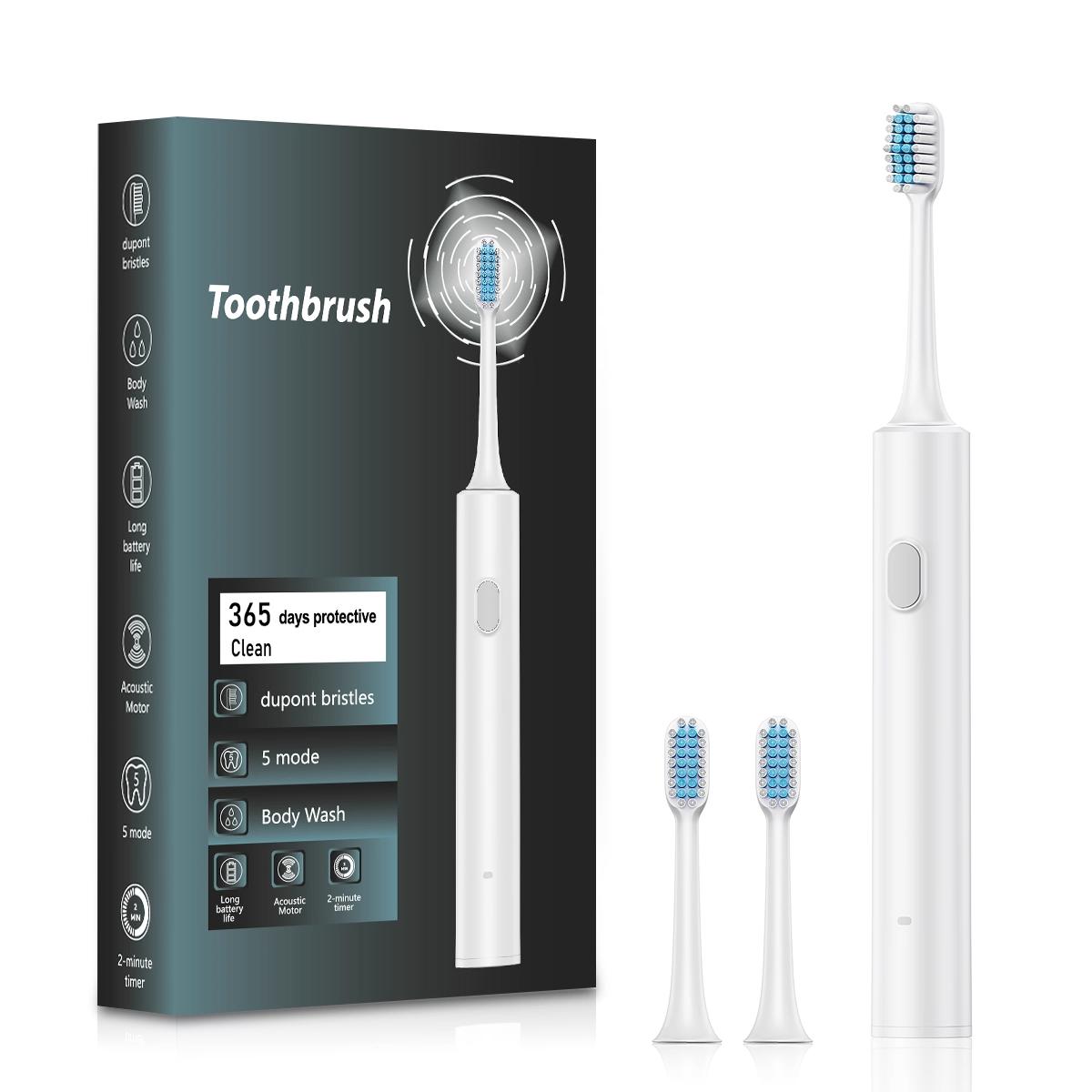 

New Upgraded Sonic Electric Toothbrush IPX7Waterproof Smart Sonic Brush Ultrasonic Whitening Teeth Tooth Brush For Toothbrushes белый