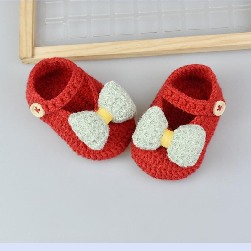 

Детская обувь, женская детская обувь с мягкой подошвой против падения, носки, обувь для первых шагов 0-1 год, шерстяная обувь с мелким вырезом для новорожденных 10CM-3 to 6&Cotton thread