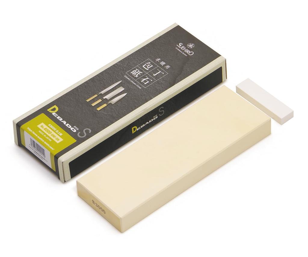 Suehiro DEBADO S Professional Knife Whetstone, Zero Wait Time, Non-Absorbent, No. 4000-SNE-DN, Finishing Whetstone #3000, Baseless Version