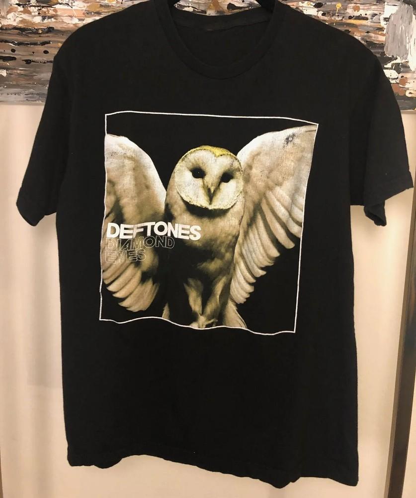 

Deftones 2010 Deftones Diamond Eyes Tour Черная Размер от S до 5XL Футболка Унисекс L