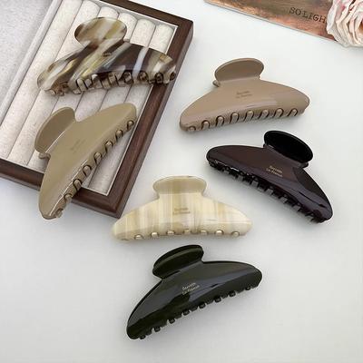 Acetic Acid Gripper High-end Hair Gripper Updo Shark ClipHair AccessoryElegant Headwear Large Clip