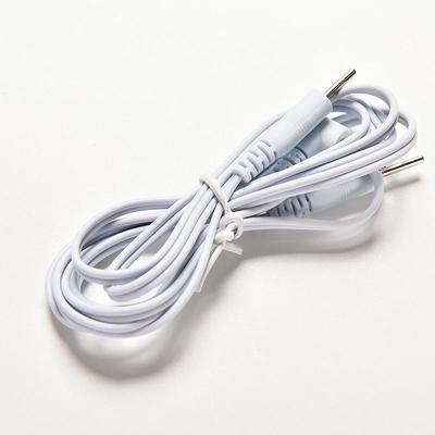 Electrotherapy Electrode Lead Wires Cable For Tens Massager 2.5Mm Connection