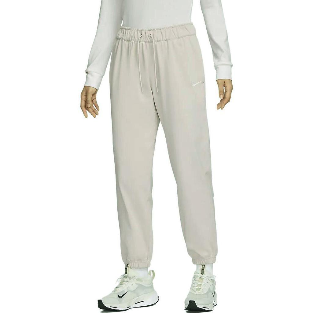 Nike Knitted Sweatpants Women's Light Rosewood Umber Moderate Cuffed Pants DM6420-104