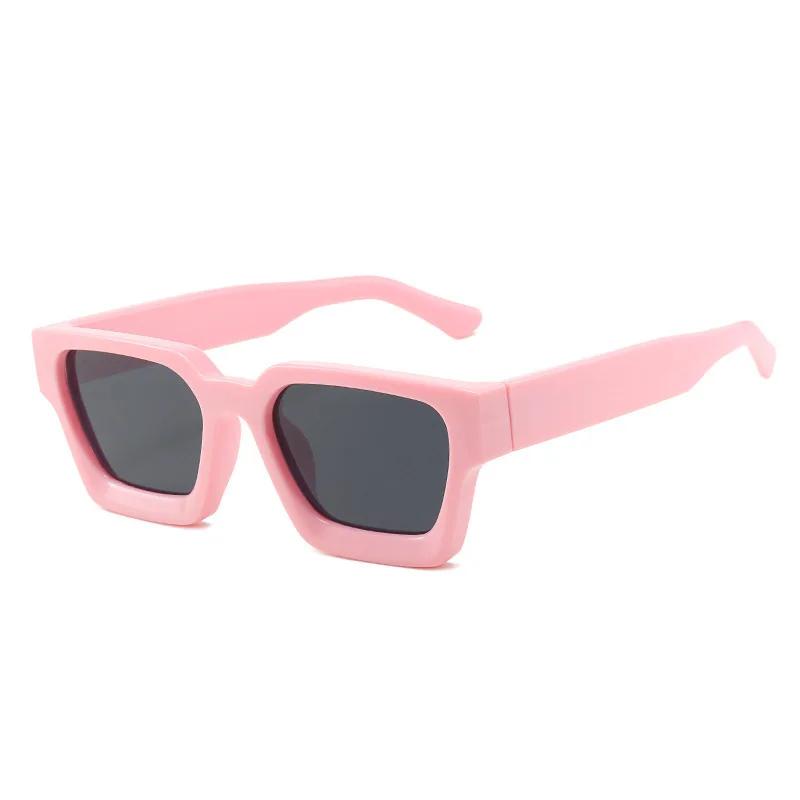 New Luxury Glamour Sunglasses for ladies and Men Designer Famous  Glasses Square Stylish Trend Eyewear UV400 Sun Glasses 1PC