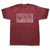Funny Fire Rescue Fireman Firefighter T Shirts Graphic Cotton Streetwear Short Sleeve Birthday Gifts Summer Style Tshirt Men