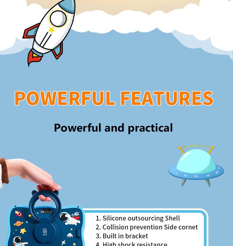7-inch Astronaut Theme Android Kids Learning Tablet with WiFi