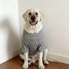 Frühling Sommer Einfarbige Hundekleidung für große Hunde, Dünne Anti-Haarausfall Haustierkleidung für Labrador Golden Retriever Border Collie