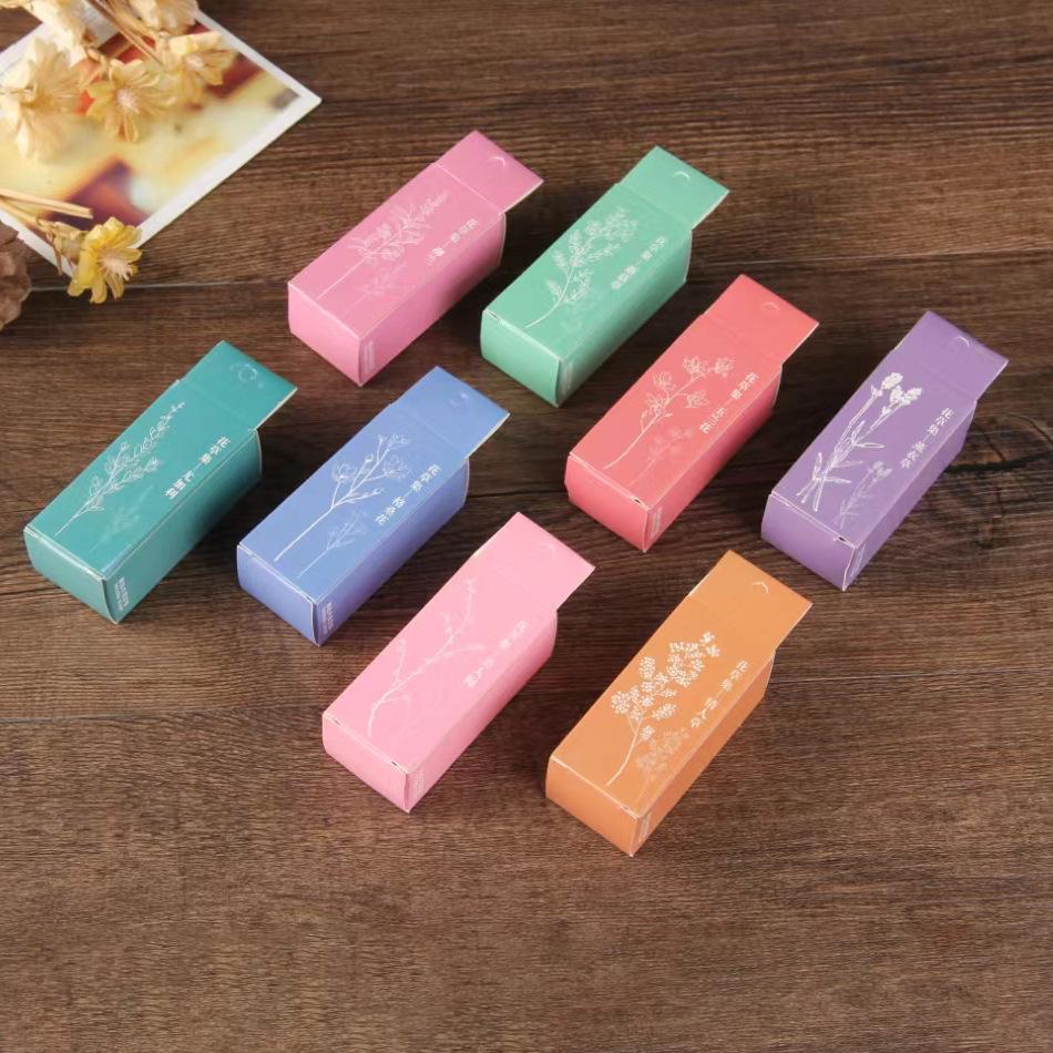 Exquisite Wooden Floral Stamp Collection - Creative Plant Design for DIY Journals, Diaries, or Photo Albums; Available In 8 Styles