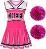Girls Cheerleading Outfit Set for Football Games and Stage Performances