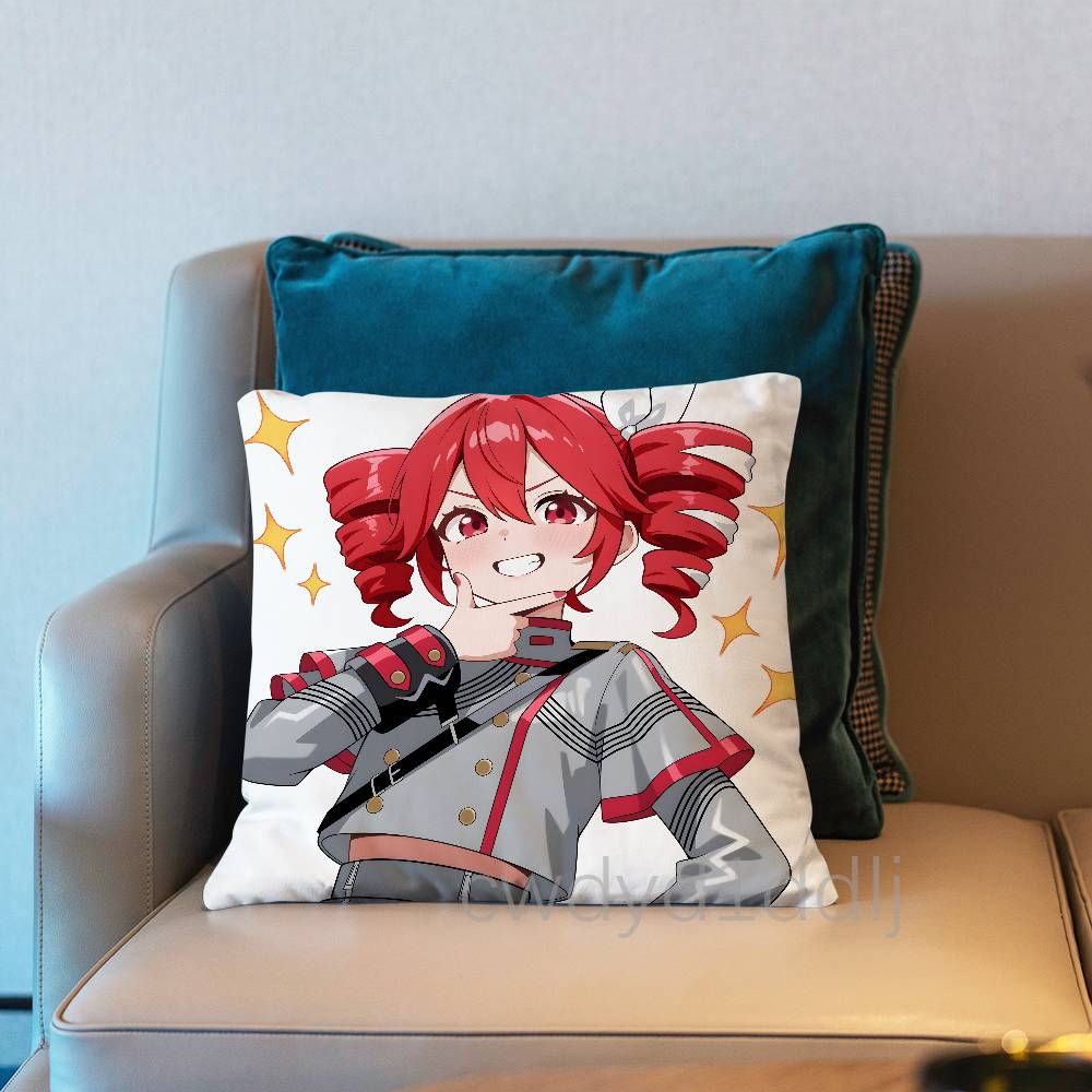 Anime K-Kasane Teto Pillow Case Cover Square Sofa With For Pattern Comfortable Cushion suitable Of Room