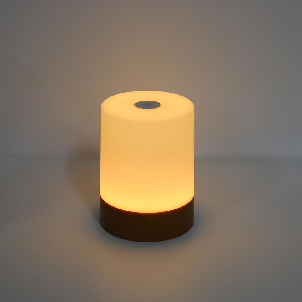 RGB Night Light, LED Touch Control Lamp, Rechargeable 5000mAh Battery, Warm White+RGB+Dynamic+SOS Modes, Portable Bedside Table Lamp for Baby Room Bed