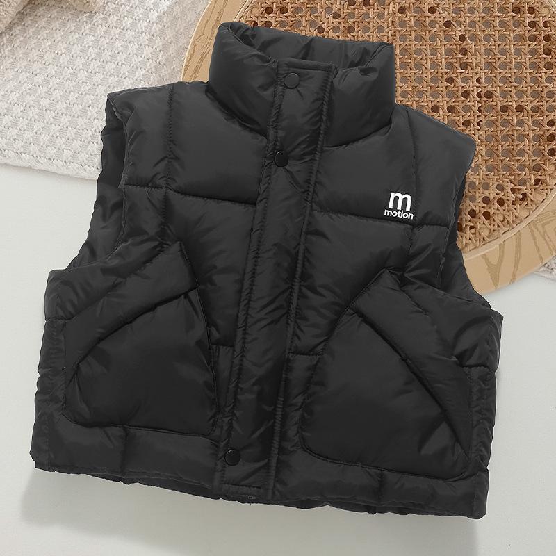 2025 Kids' Thick Cotton Vest: Warm Korean-Style Gilet for Fall & Winter