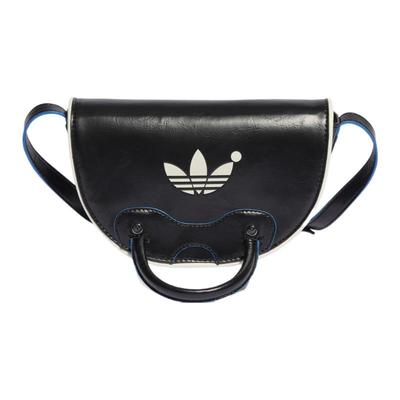 Bolsa de Ombro em Poliuretano, Bolsa Transversal Regular Unissex Preta Adidas IJ5993