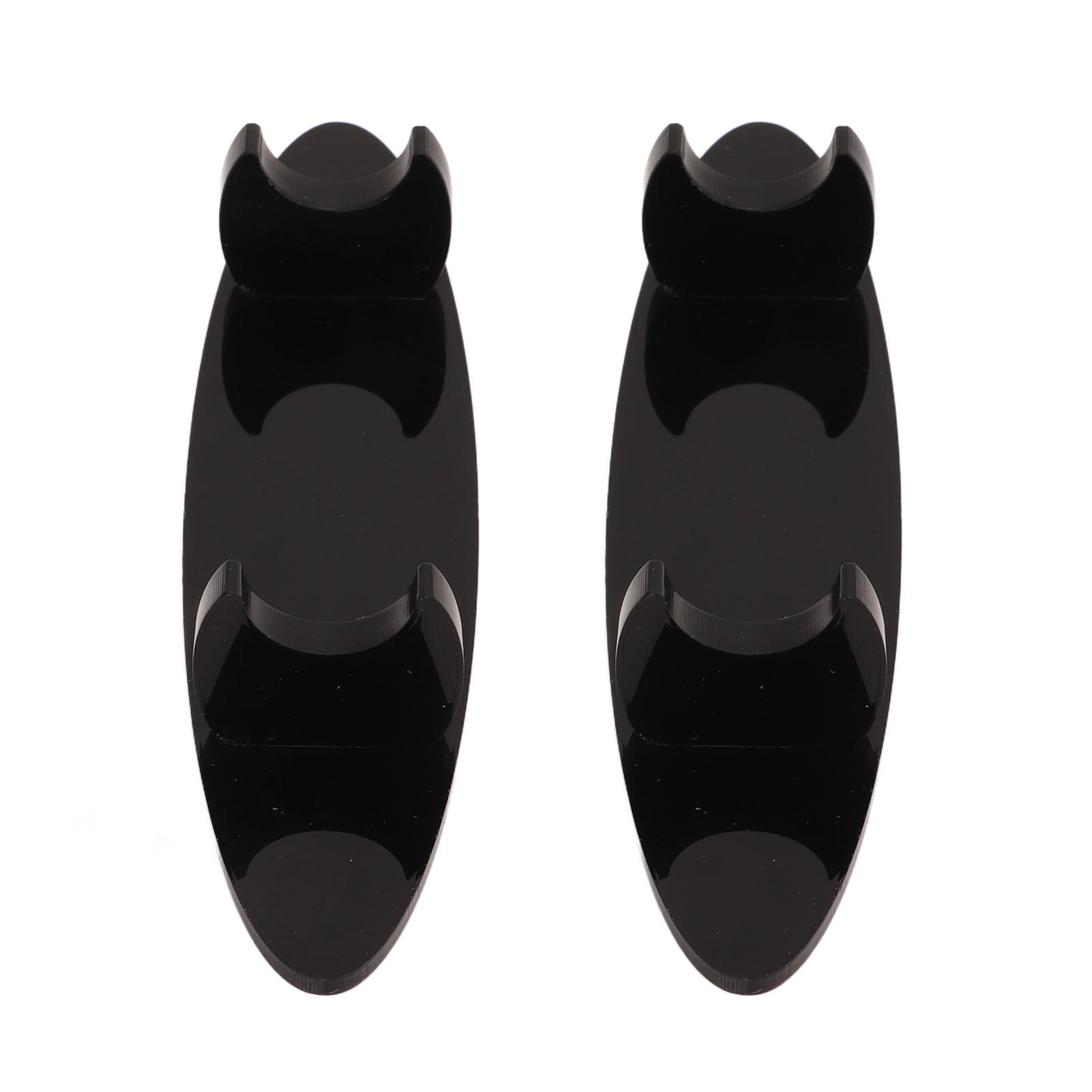 

2PCS Pen Holder Display Stand Acrylic Desktop Pen Showcase Rack Organizer for Makeup Brush Paintbrush Home School чёрный