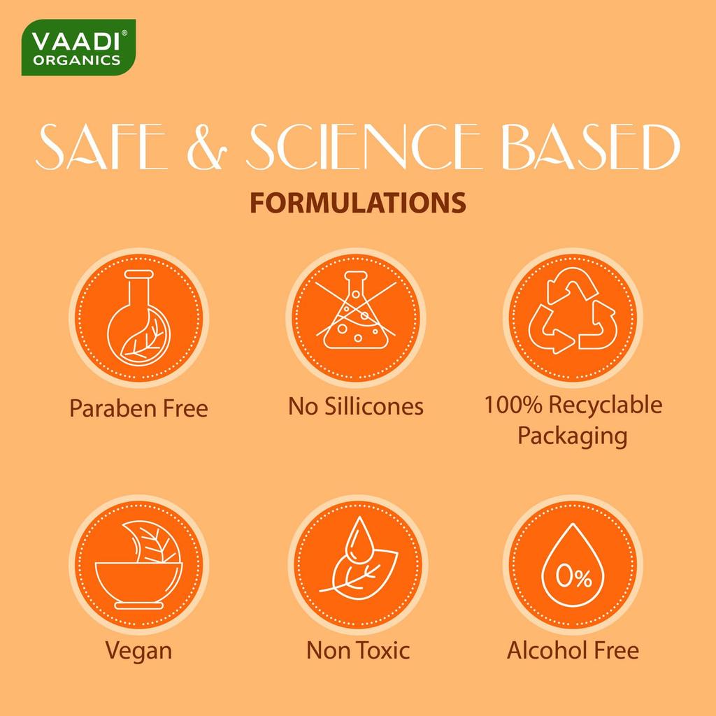 Vaadi Herbals Vitamin C Face Wash With Pro Vitamin B5 & Turmeric Brightening Oil Control Gentle Daily Cleanser 110 ml