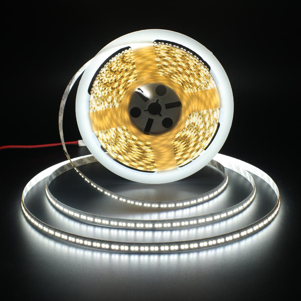 

Super Brighter DC 24V LED Strip 280Leds/M SMD 2025 Warm/Natural White 3000K 4000K 6000K Flexible Ribbon Tape Rope Light 5M 10M IP20 No Waterproof&5M білий