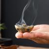 Vierkante Verticale Paard Metalen Wierookbrander - Zen Aromatherapie Houder voor Bureau, Gelukbrengend Decor voor Thuis Kantoor & Cadeau