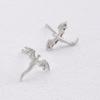 Elegant Dragon Shape Studs Earrings Fashion Earring Delicate Ear Jewelry Ears Studs Copper Texture for Daily and Party
