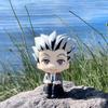 10cm Anime Haikyuu!! Figura de Ação Kotaro Bokuto Look Up Figura Modelo Versão Q Estátua de PVC Coleção Brinquedo de Mesa Ornamento Presentes