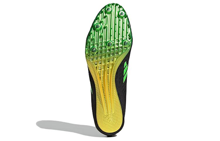 Adidas Adizero Finesse Spikes 'Black Solar Green' Men's Sneakers