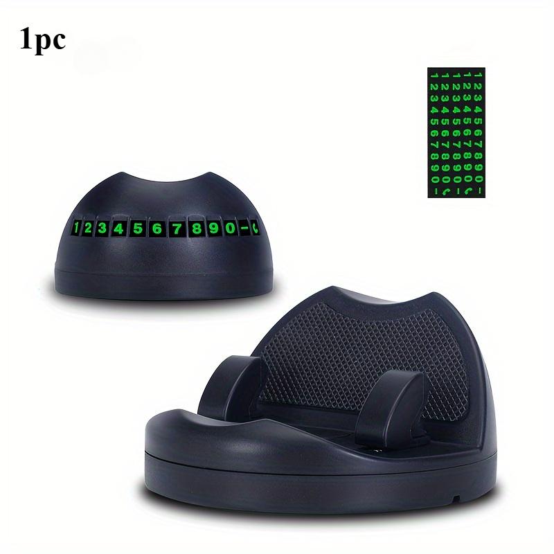 

1 шт., вращающийся на 360 градусов автомобильный держатель для мобильного телефона, настольный, на приборной панели, держатель для телефона, нескользящий, навигация, GPS, поддержка в автомобиле с номерным знаком чёрный