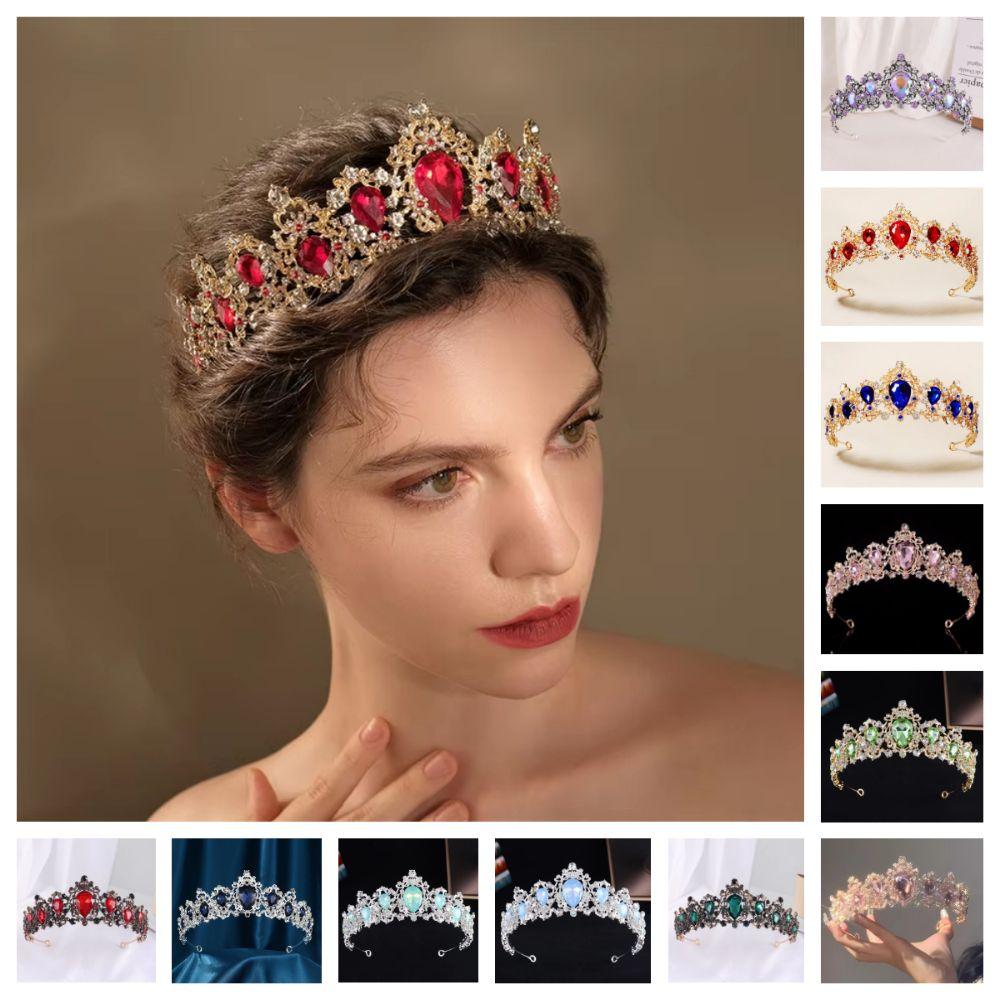 Crystal Bridal Crown Baroque Wedding Tiaras Dress Accessories Diadem Headwear Bridal Event