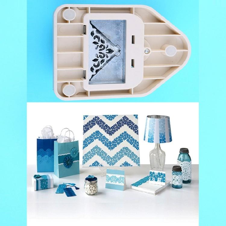 Multifunctional Corner Paper Puncher Flower Pattern Corner Puncher for Scrapbooking Card Making Handmade Craft Project