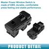 Power Window Switch 20945129 Power Master Window Control Switch for Chevy Silverado for GMC Sierra 1500 2500HD 3500HD 2007-2013 (Set of 1)