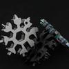 18 In 1 Snowflake Snow Wrench Tool Spanner Hex Wrench Multifunction Camping Outdoor Survive Tools Bottle Opener Screwdriver