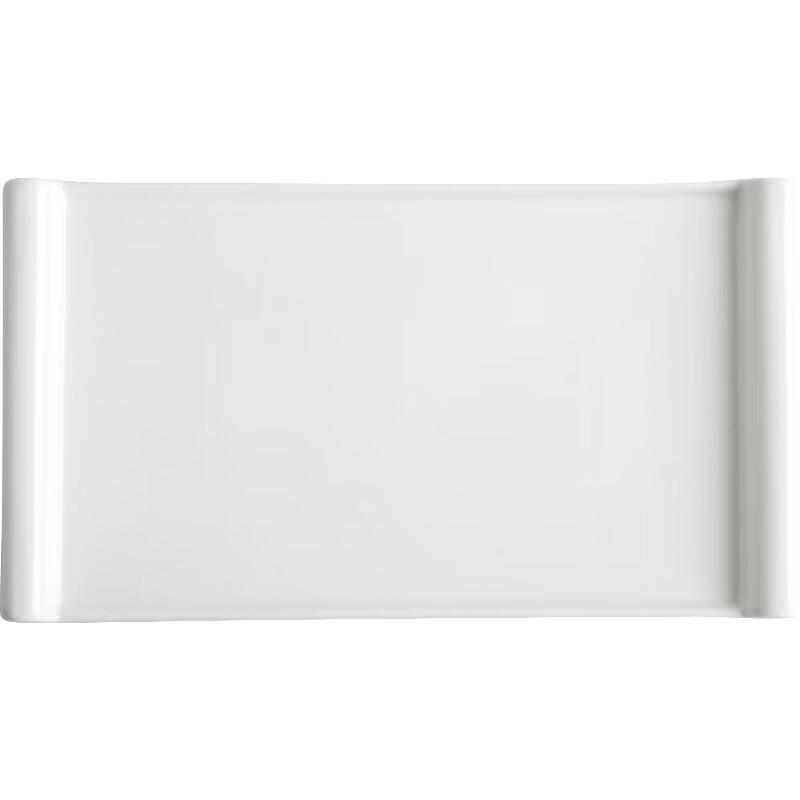 Weiße Keramik-Sushi- & Dessertplatte im japanischen Stil