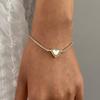 JYL Bracelet  Heart Shape Full Zircon Luxury Look Amplifies Love & Joy