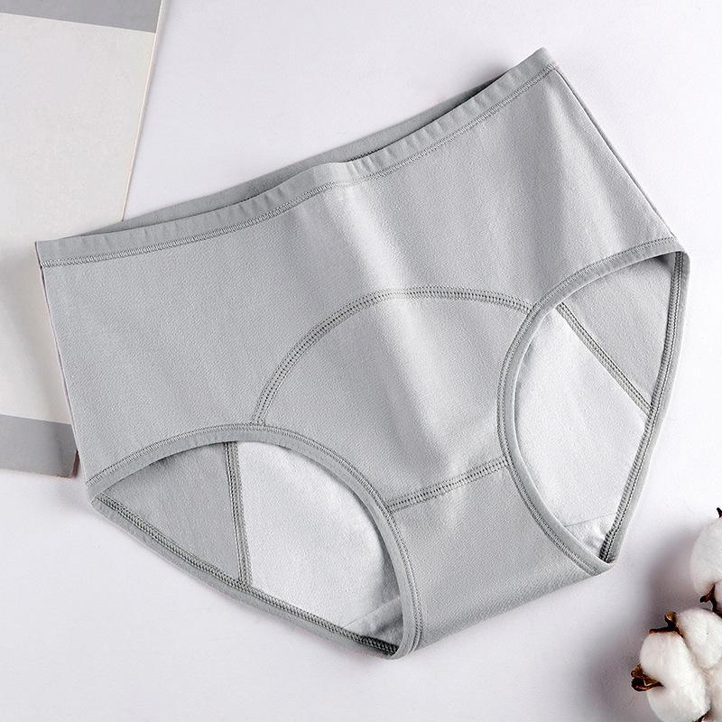 Plus-Size Women's Cotton Menstrual Underwear - Leakproof Period Panties