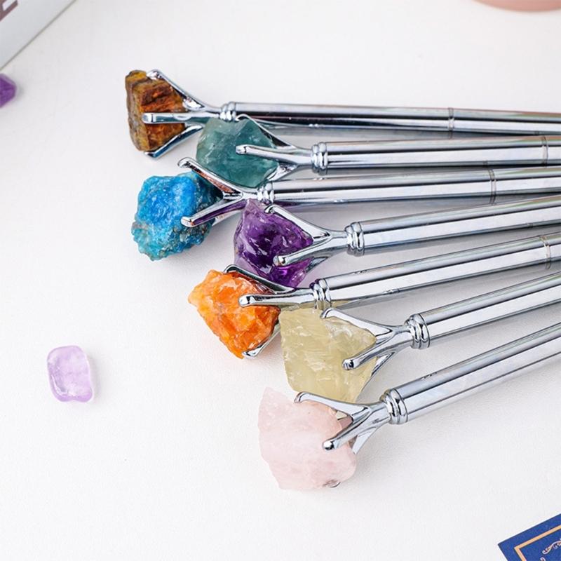 Black Ink Ballpoint Pen Natural Stone Ballpoint Pen Writing Pen Gift Pen Stationery Pen School Office Supplies