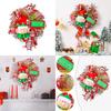 Elf Lively Christmas Ribbon Wreath Eyecatching Decorative Wreath For Joyous Gatherings Festive