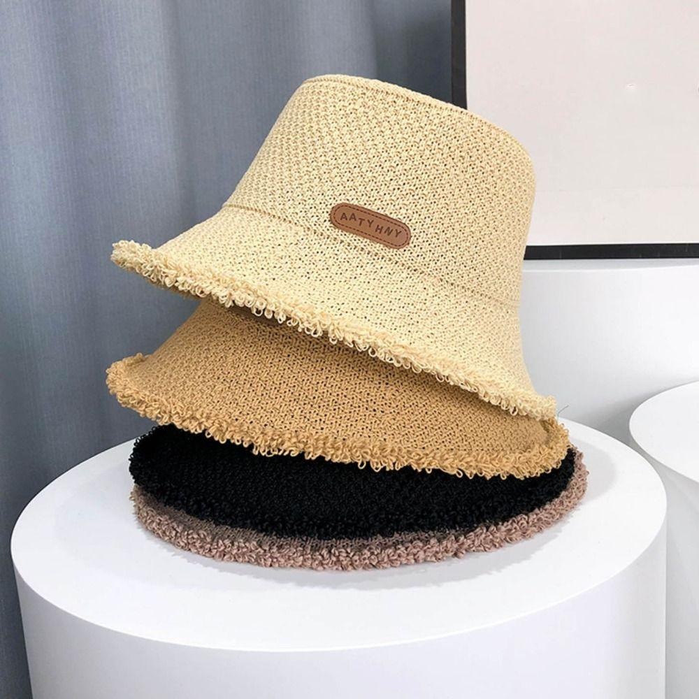 

Breathable Bucket Hat Foldable Beach Cap Anti-UV Sun Hat Women Girls