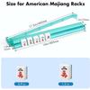 Mahjong Racks with Pushers Mahjong Pushers & Racks 4PCS All In One Mahjong Tile Racks with Storage Bag Majiang Accessories