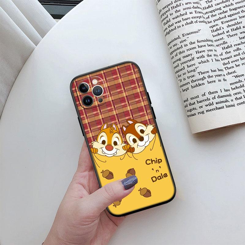 Nouvel étui de téléphone haut de gamme Chip 'n' Dale pour iPhone 16 15 14 13 Pro Max Plus Mini