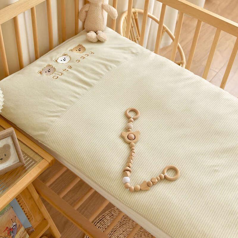 Natural Colored Cotton Baby Mattress Pad