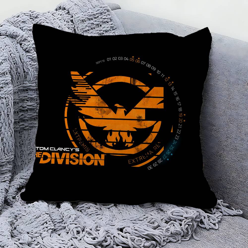 T-Tom clancy's the division Cushion Cover Inches Farmhouse Decor Home Throw Pillow Covers for Couch Decorations
