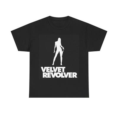 T-shirt Velvet Revolver Marchandise Groupe de Rock Rétro Unisexe Coton Lourd
