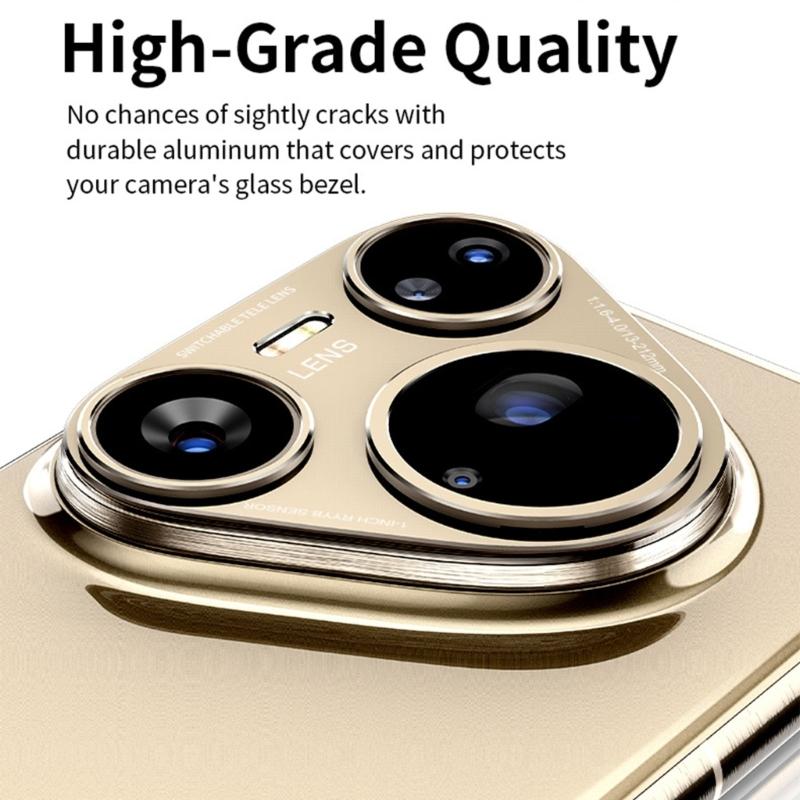 Hohe Haltbarkeit Aluminiumlegierung Ausgehöhlt Handy-Kameraobjektivabdeckung Stoßfest Mit Durchbruch-Design Für Mobile Geräte Sicherheit
