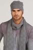 Rufino Men' Scarf in Graphite Color