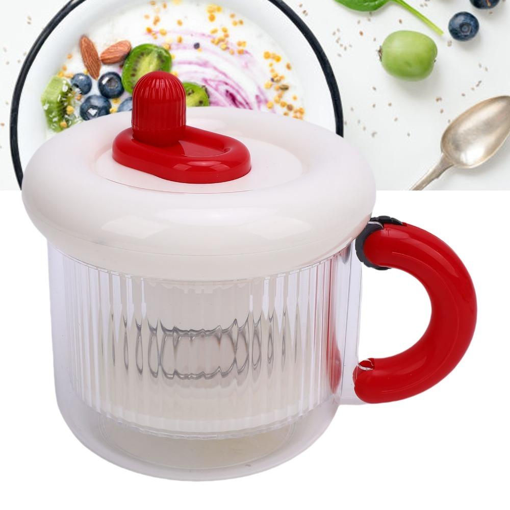 Herbruikbare Yoghurtzeef ABS PC 304 Roestvrij Staal Wei Afscheider Griekse Yoghurt Maker Keuken Thuis