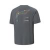 Li Ning Fitness Series Back Letter Pullover Versatile Simple Short Sleeve T-Shirt Men Tops ATSW323-4